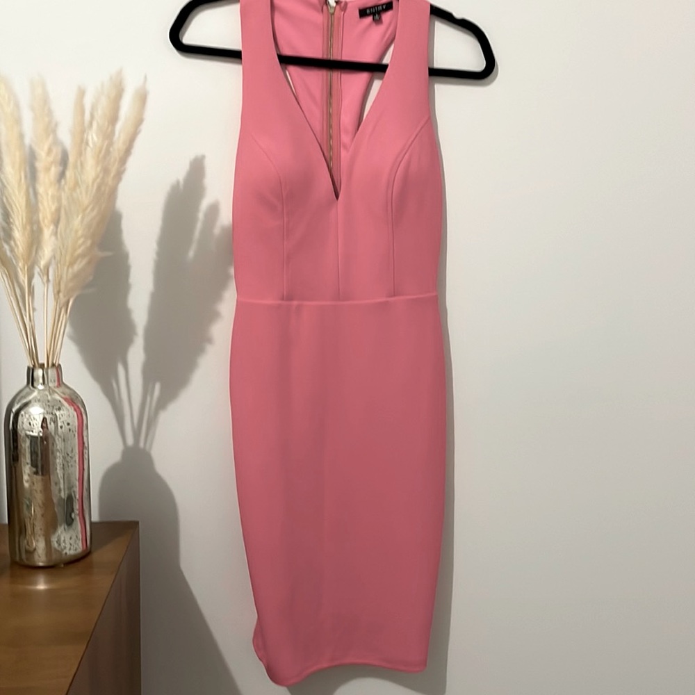 Mini pink dress